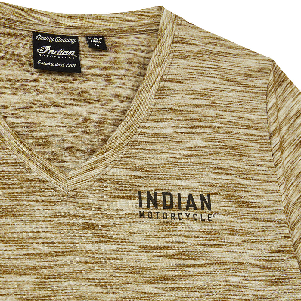 Women's Stencil Block Icon T-Shirt, Khaki