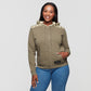 Women's Stencil Block Icon Hoodie, Khaki