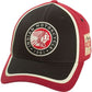 Circle Patch Hat, Red/Black