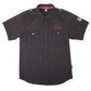 Men's Short-Sleeve Casual Shirt, Black