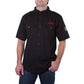 Men's Short-Sleeve Casual Shirt, Black