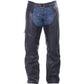 Men's Traditional Leather Chaps, Black