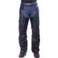 Men's Traditional Leather Chaps, Black