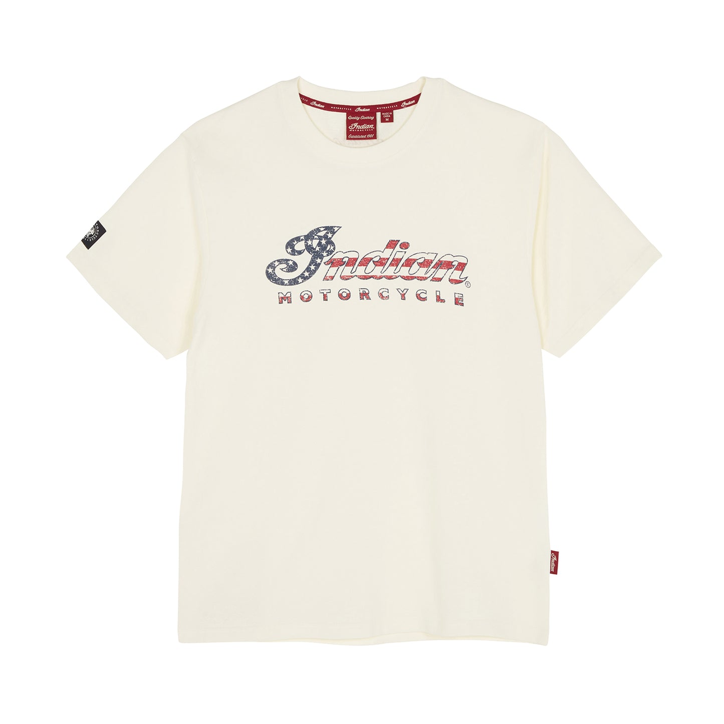 Men's USA Script Logo T-Shirt, White