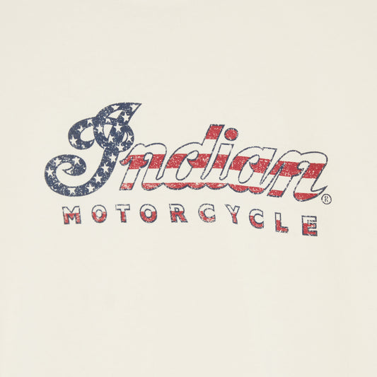 Men's USA Script Logo T-Shirt, White