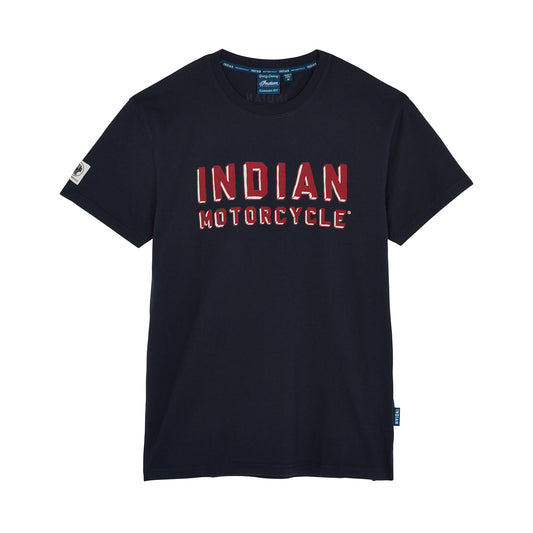 Men's Shadow Block Logo T-Shirt, Navy