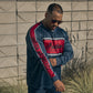 Men's Script Performance Long Sleeve T-Shirt, Navy