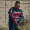 Men's Script Performance Long Sleeve T-Shirt, Navy