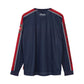 Men's Script Performance Long Sleeve T-Shirt, Navy