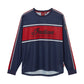 Men's Script Performance Long Sleeve T-Shirt, Navy