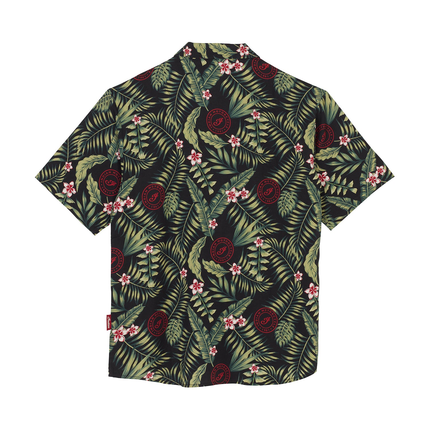 Men's Tropical Print Shirt, Green