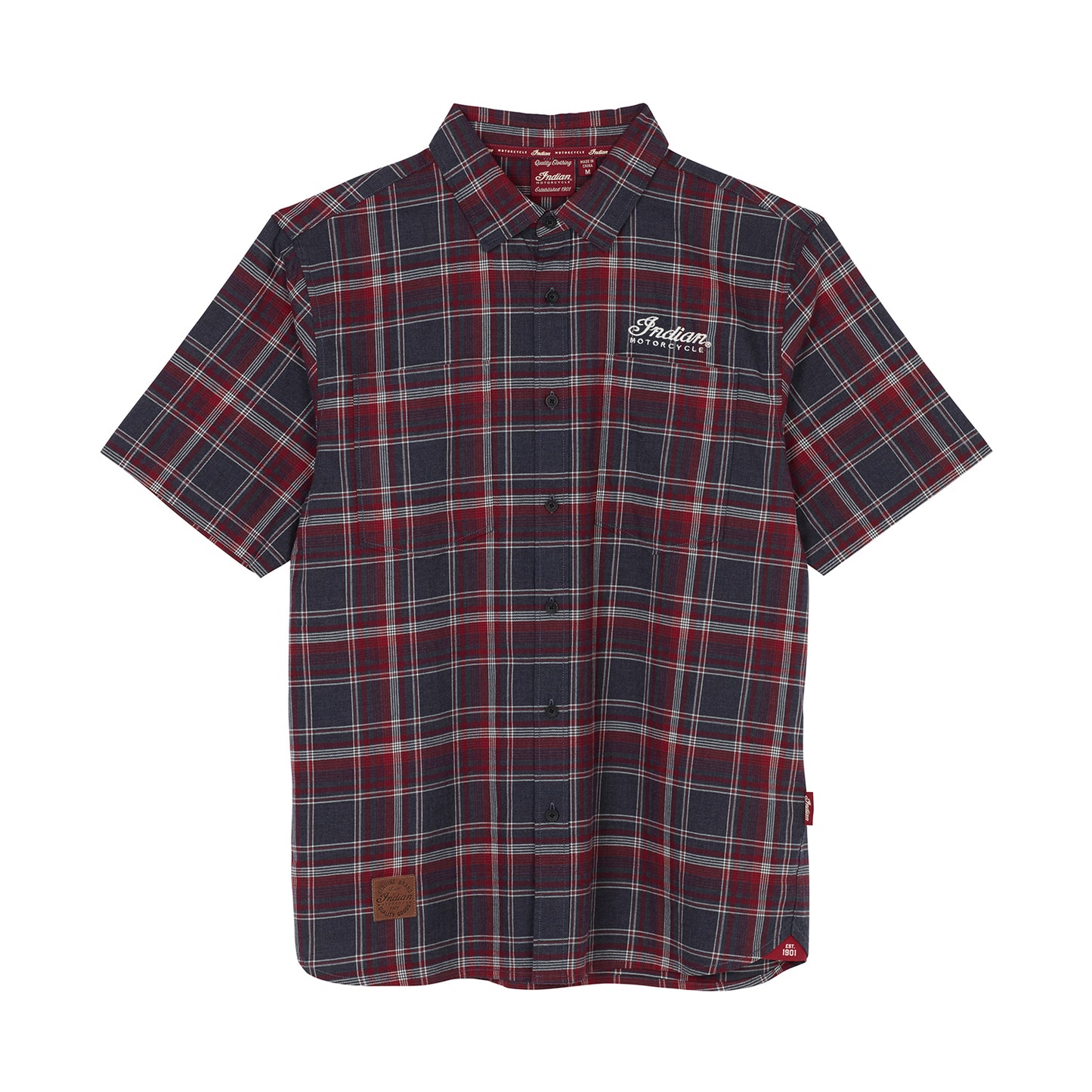 Men's Springfield Plaid Shirt, Navy