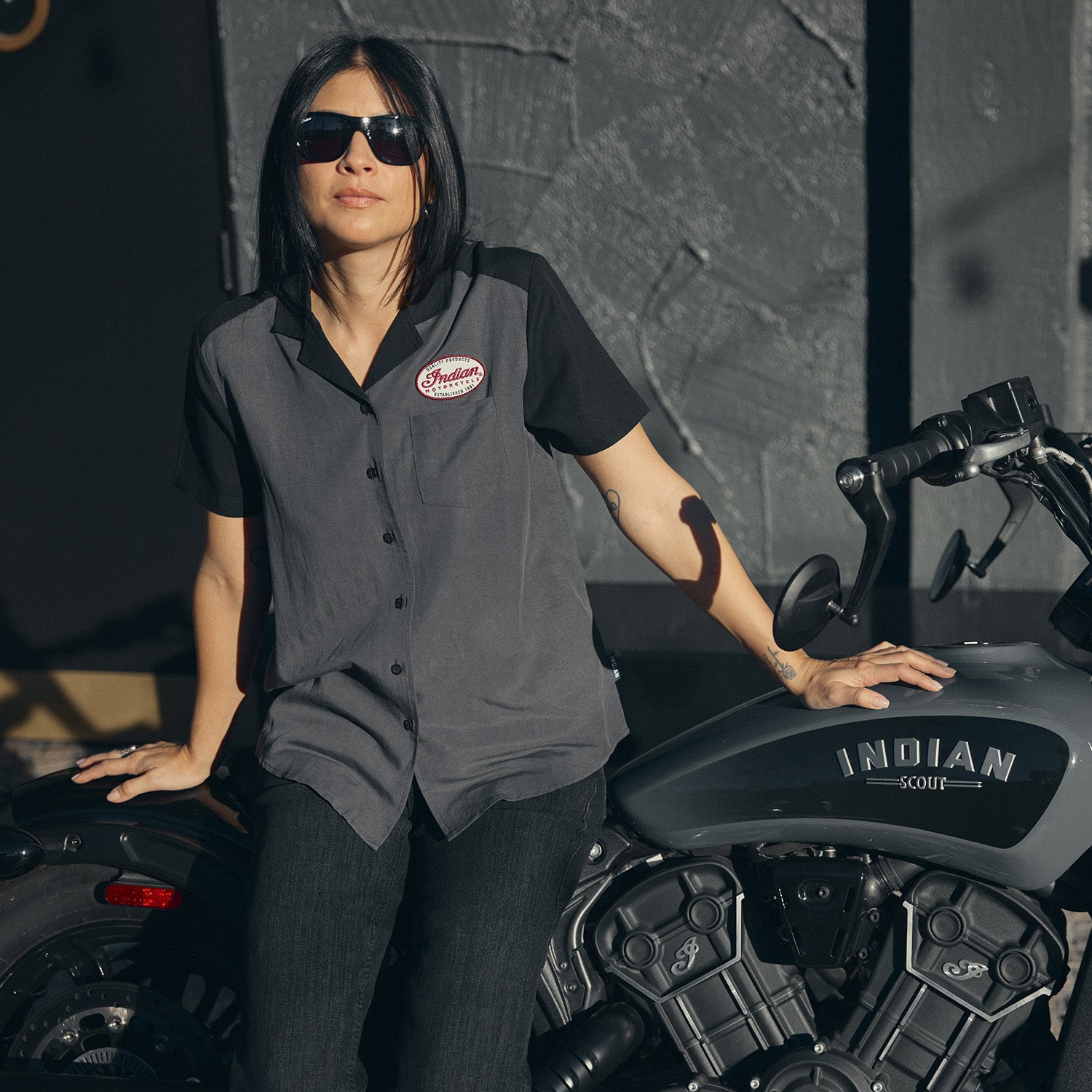 Women's Garage Shirt, Gray