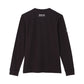 Men's Chainstitch Embroidery Longsleeve T-Shirt, Black
