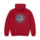 Men's USA Flag Hoodie, Red