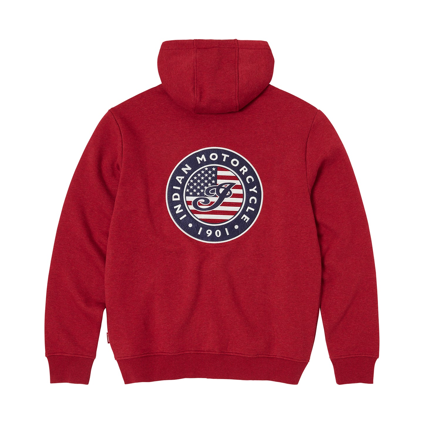 Men's USA Flag Hoodie, Red
