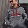 Men's Logo Headdress Hoodie, Gray