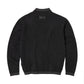 Men's Knitted Embroidered Logo Top, Black