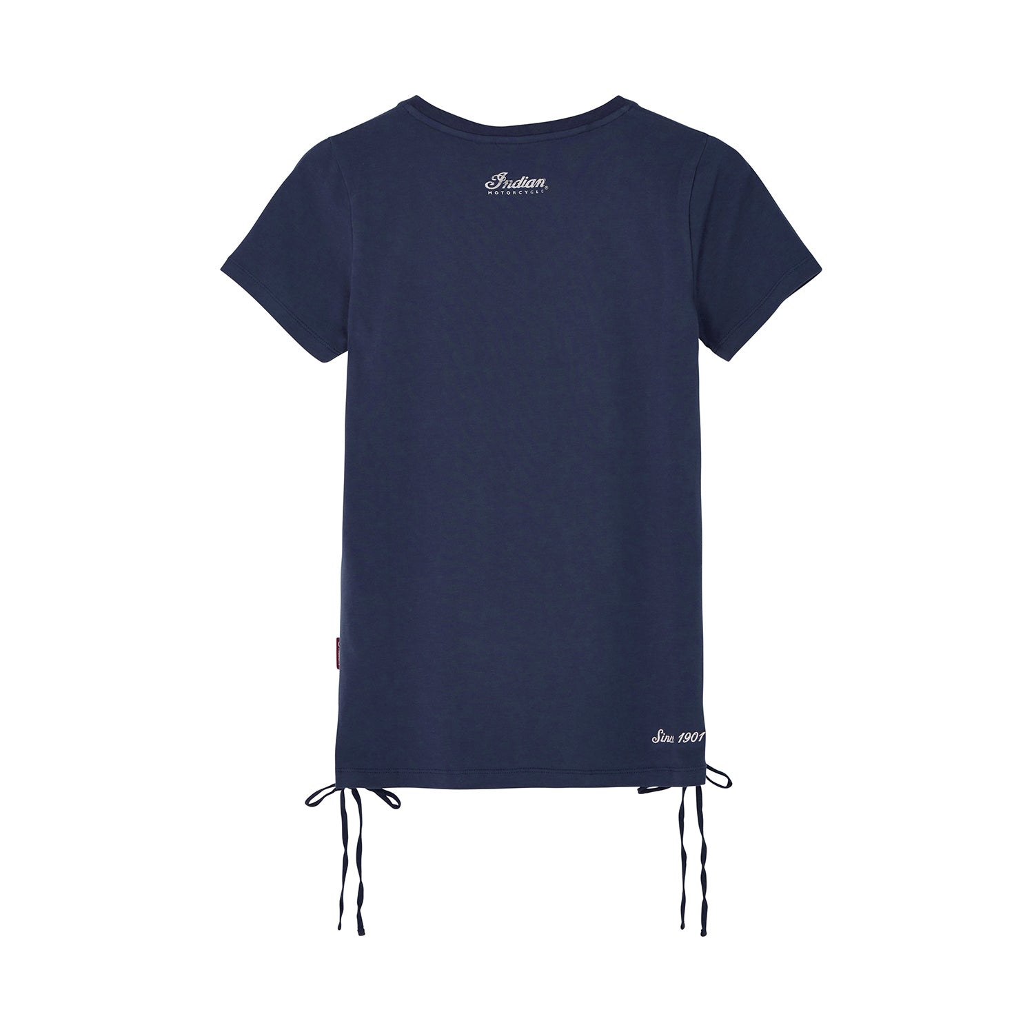 Women's Glitter Logo Tie T-Shirt, Navy