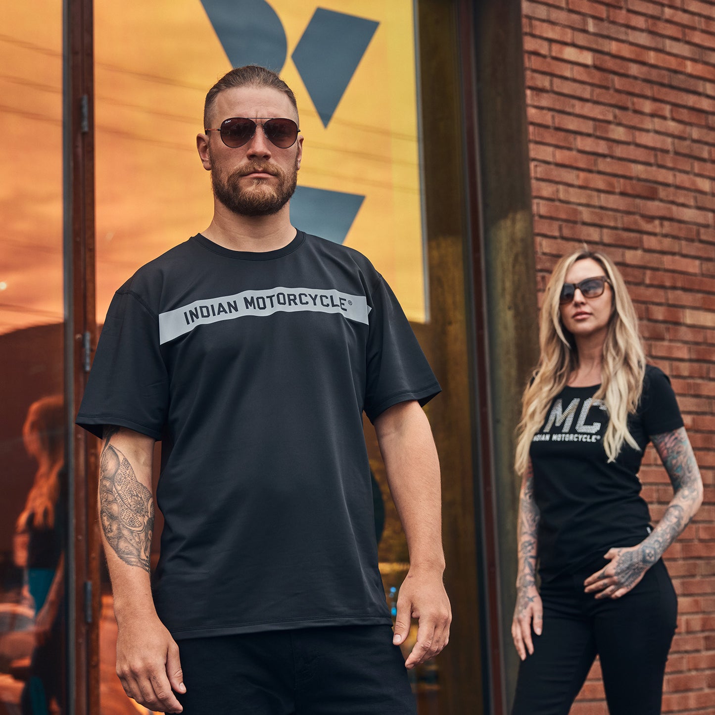 Men's Block Panel Athlete T-Shirt, Black