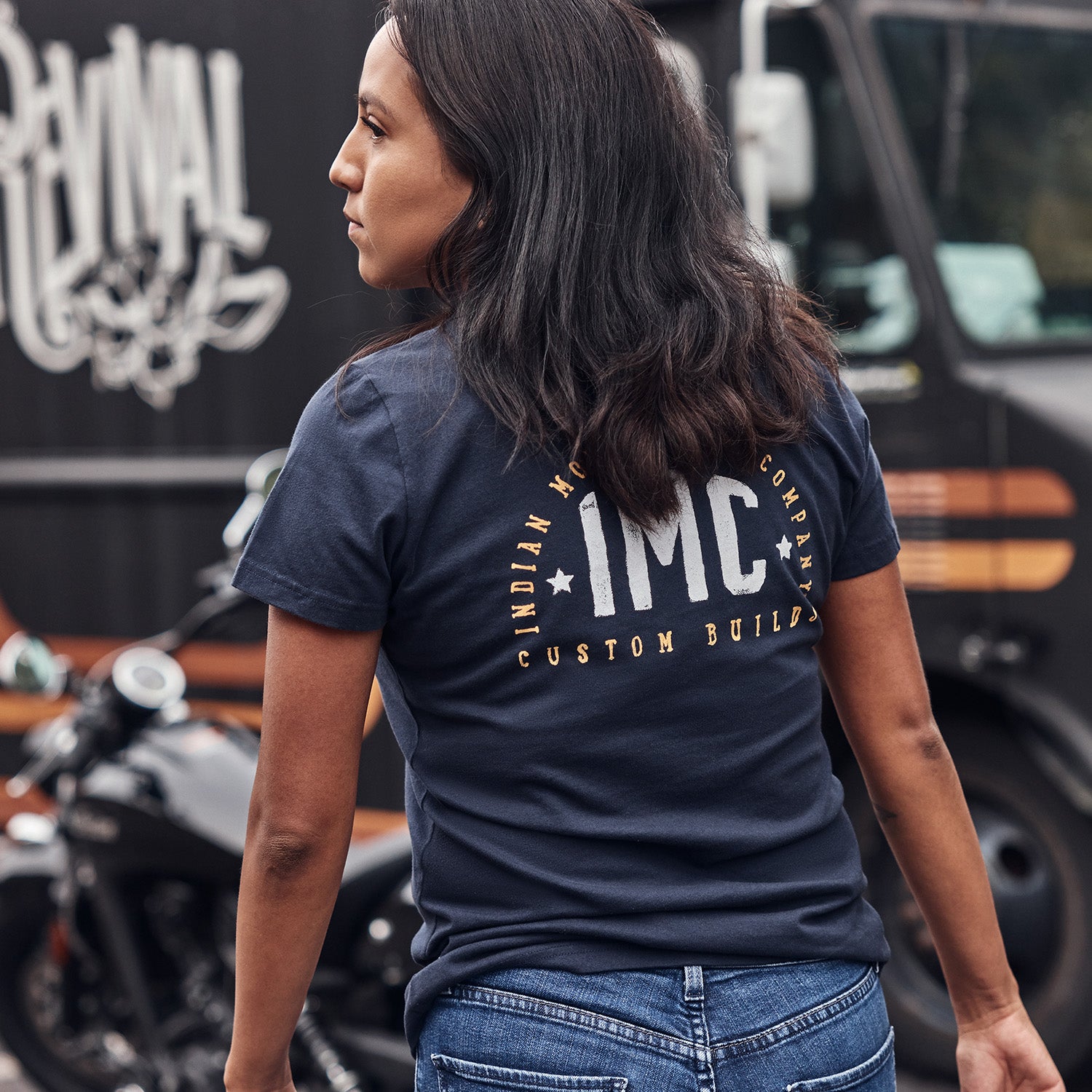 Women's IMC Custom Builds T-Shirt, Blue