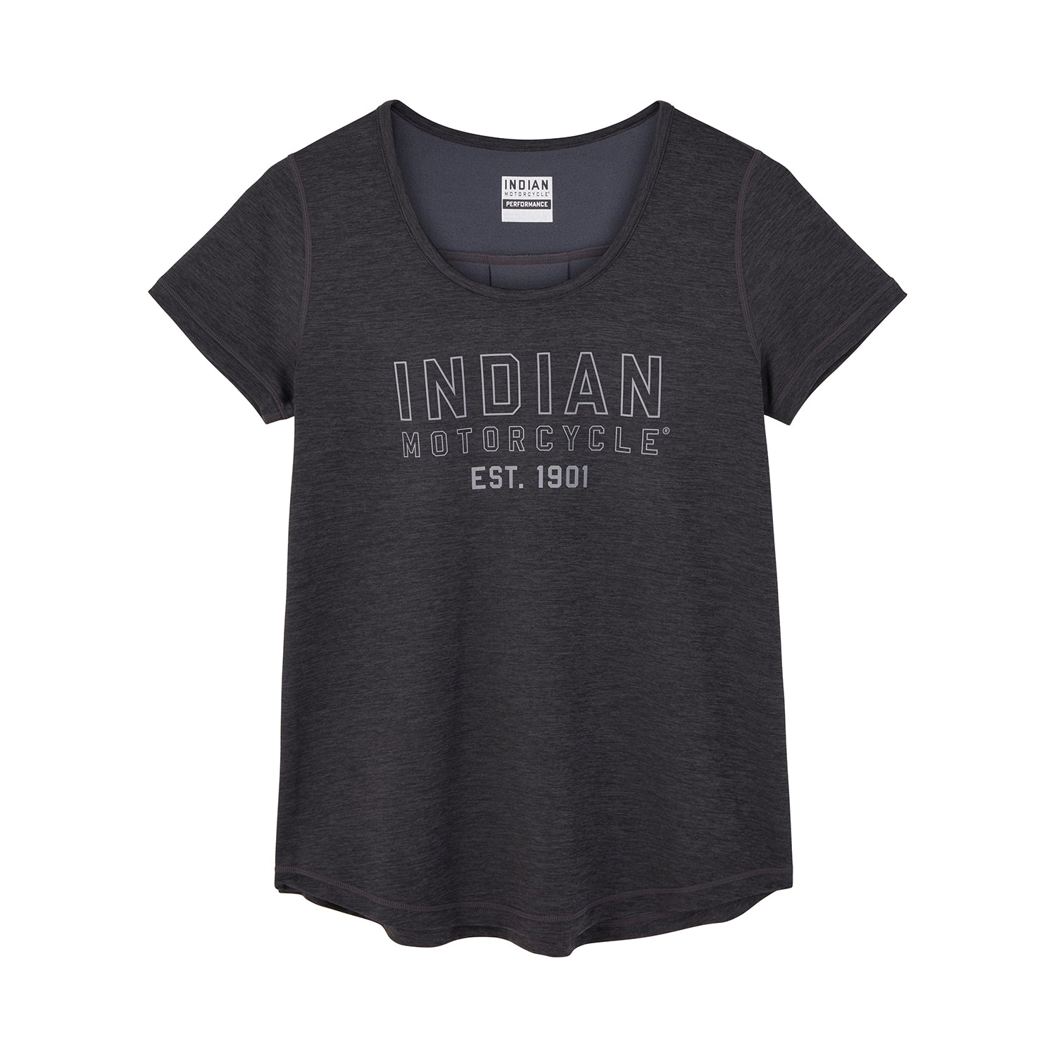 Women's Outline Logo Athlete T-Shirt, Gray