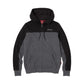 Women's Colorblock Script Hoodie, Gray