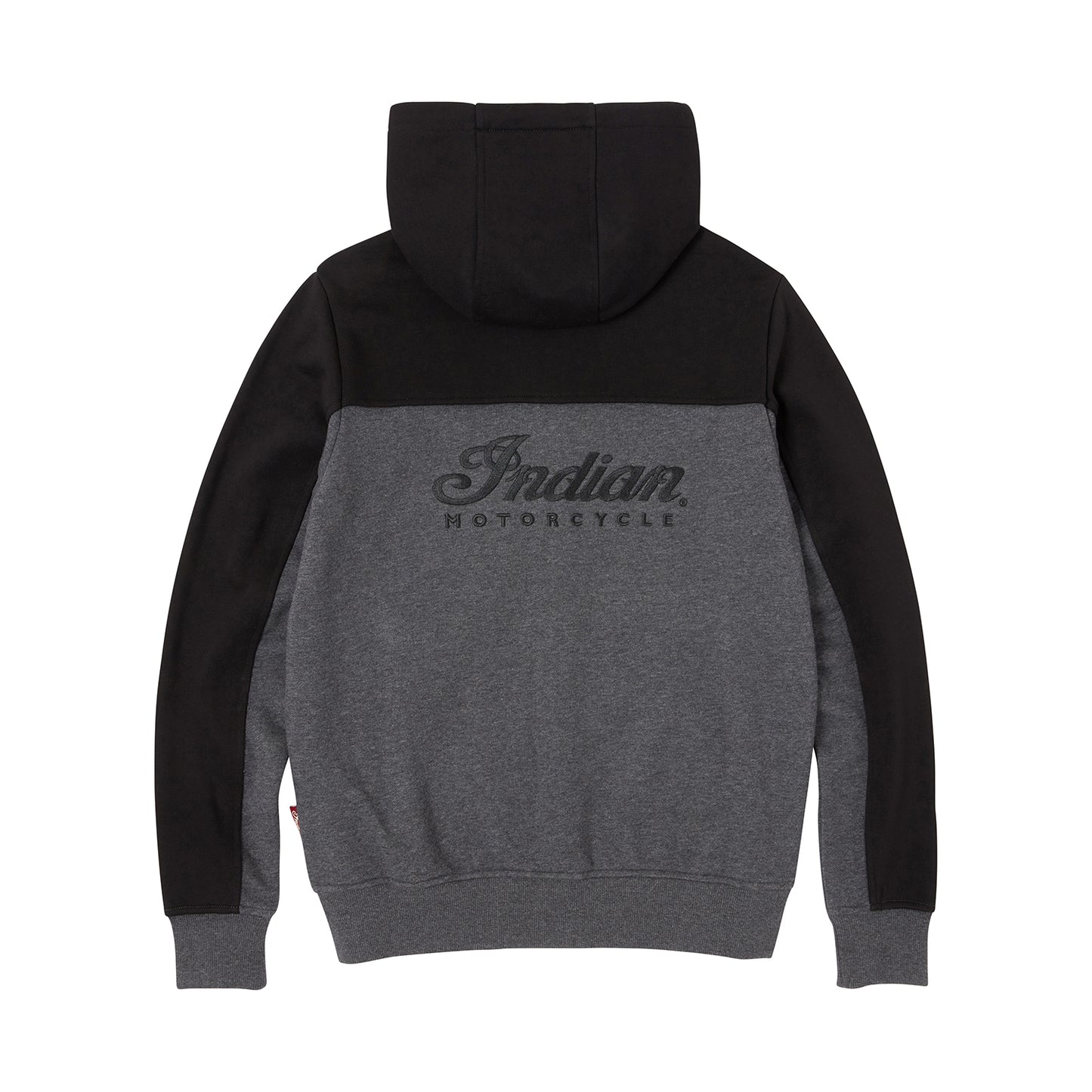Women's Colorblock Script Hoodie, Gray