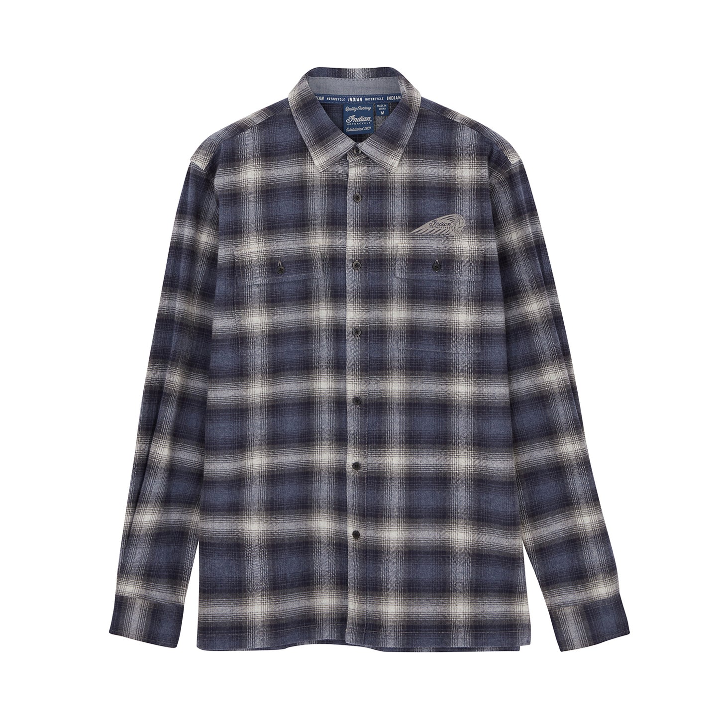 Men's Bolton Plaid Shirt, Navy
