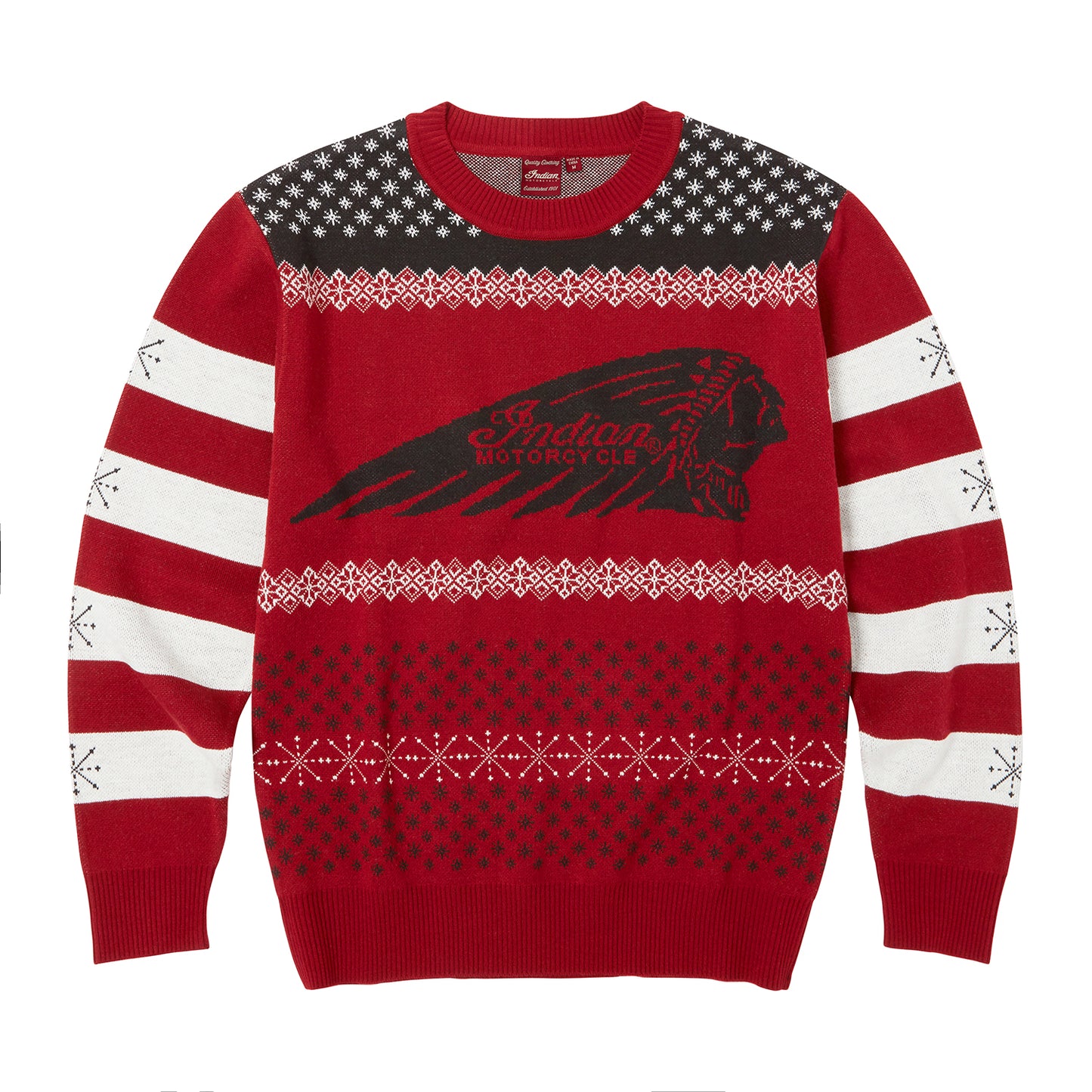 Unisex Headdress Holiday Sweater, Red