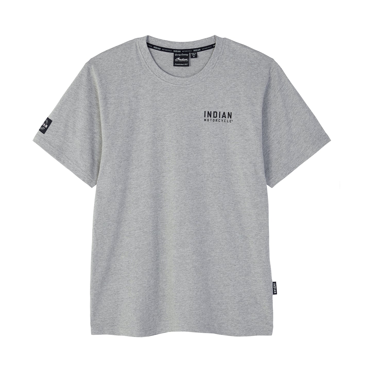 Men's Triangle Sign Printed T-Shirt, Gray
