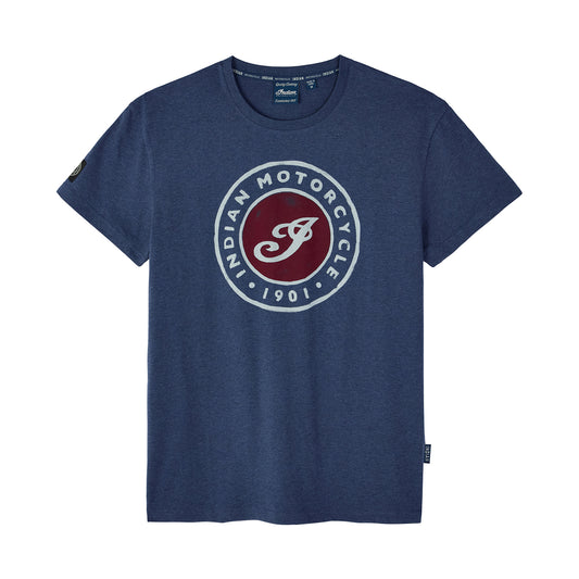 Men's I Script Watercolor T-Shirt, Blue