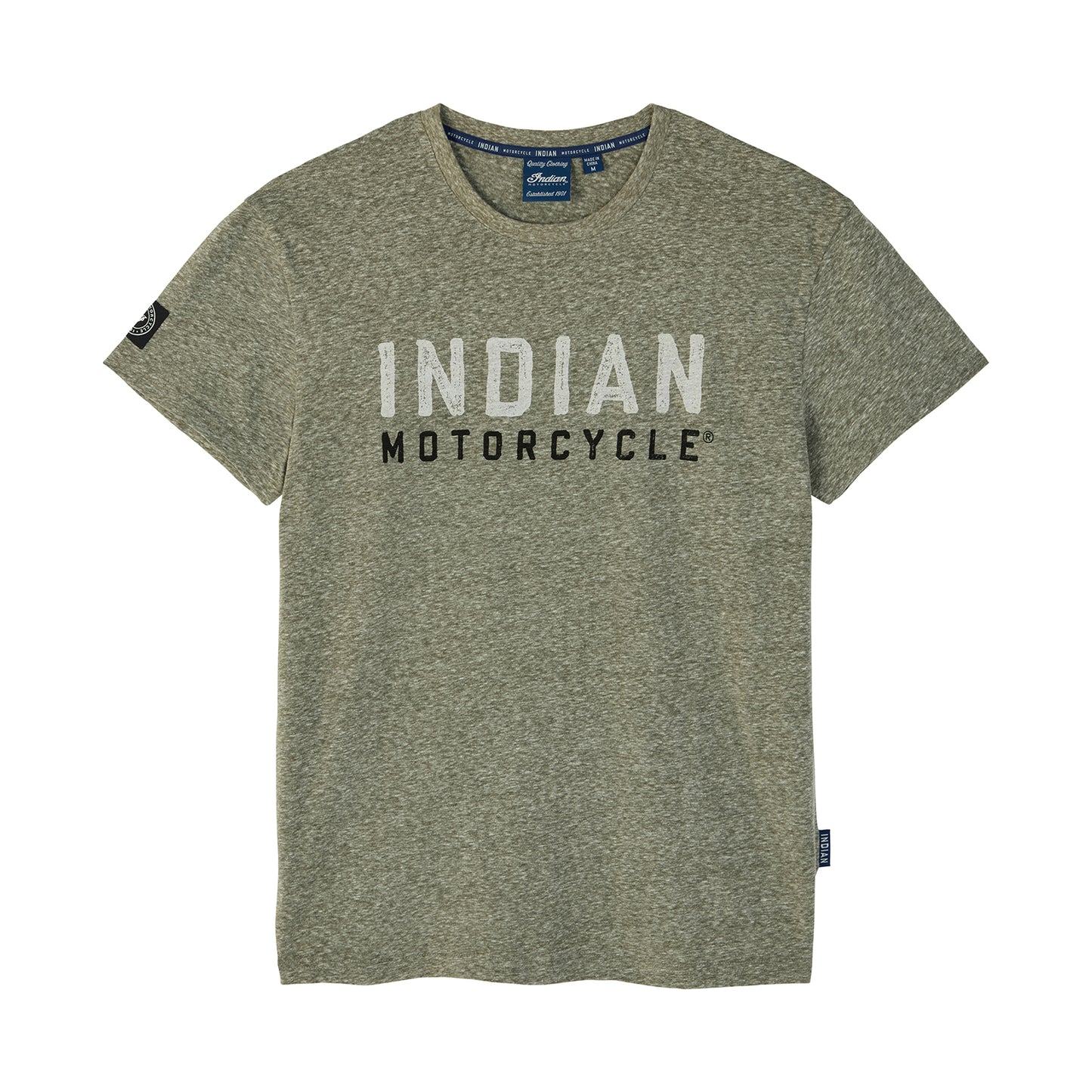 Men's Block Logo Marl T-Shirt, Green