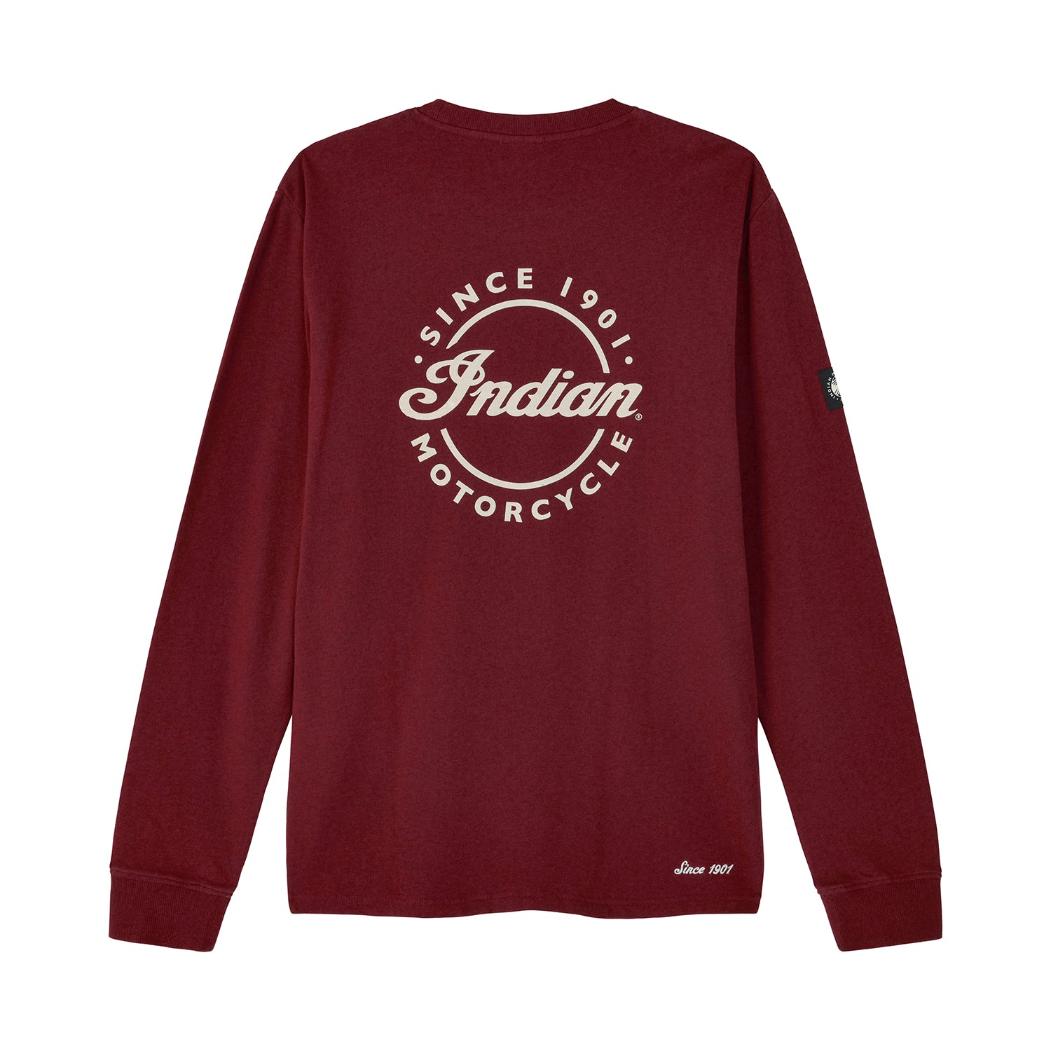 Men's Script Icon Pocket Long Sleeve T-Shirt, Port