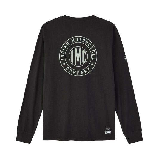 Men's IMC Icon Pocket Long Sleeve T-Shirt, Black