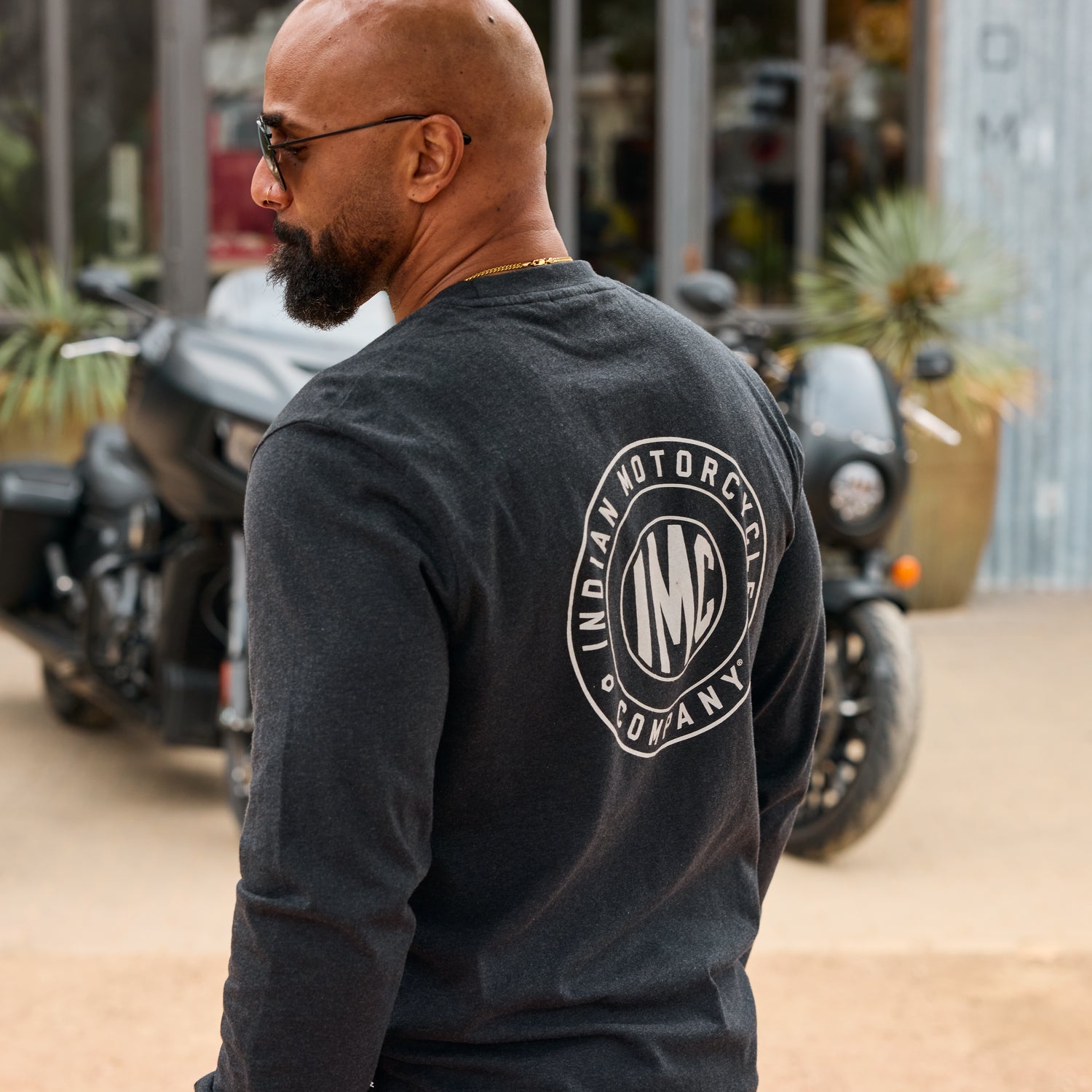 Men's IMC Icon Pocket Long Sleeve T-Shirt, Black