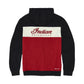 Men's Script Logo Colorblock Hoodie, Red