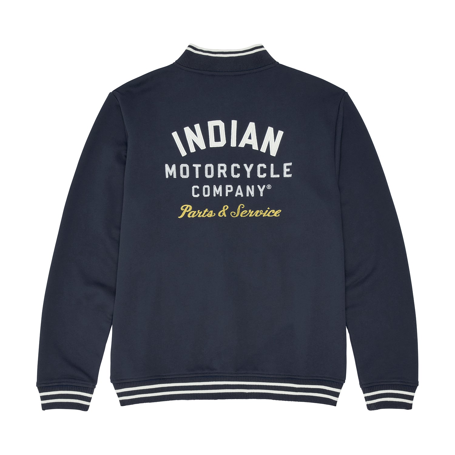 Men's Embroidered Parts & Service Bomber, Navy