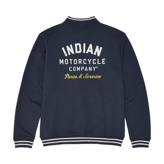 Men's Embroidered Parts & Service Bomber, Navy