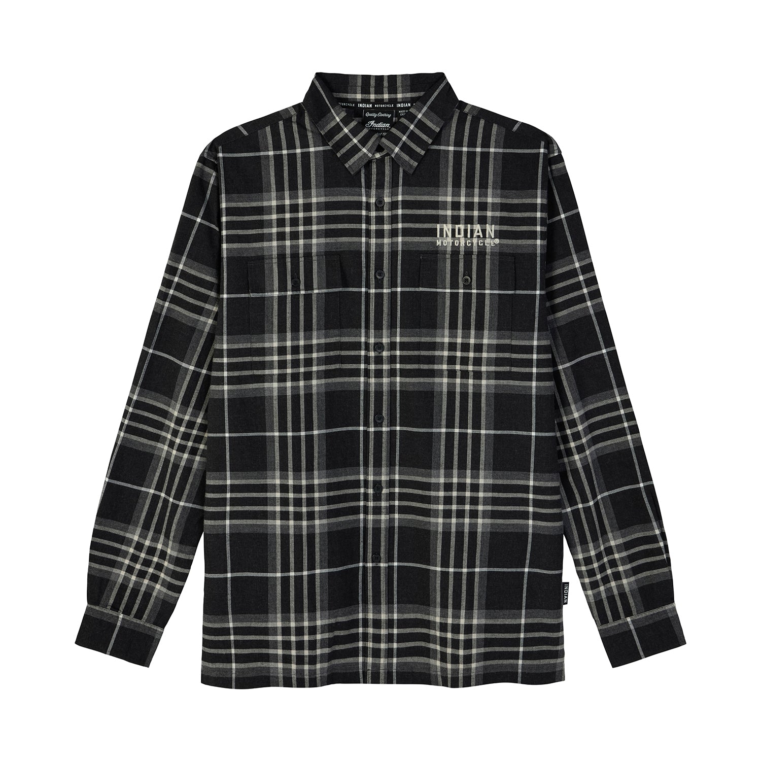 Men's San Antonio Plaid Shirt, Black