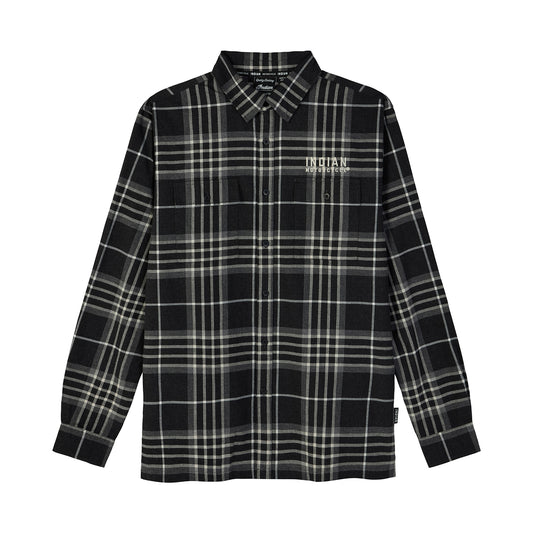 Men's San Antonio Plaid Shirt, Black