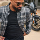 Men's San Antonio Plaid Shirt, Black