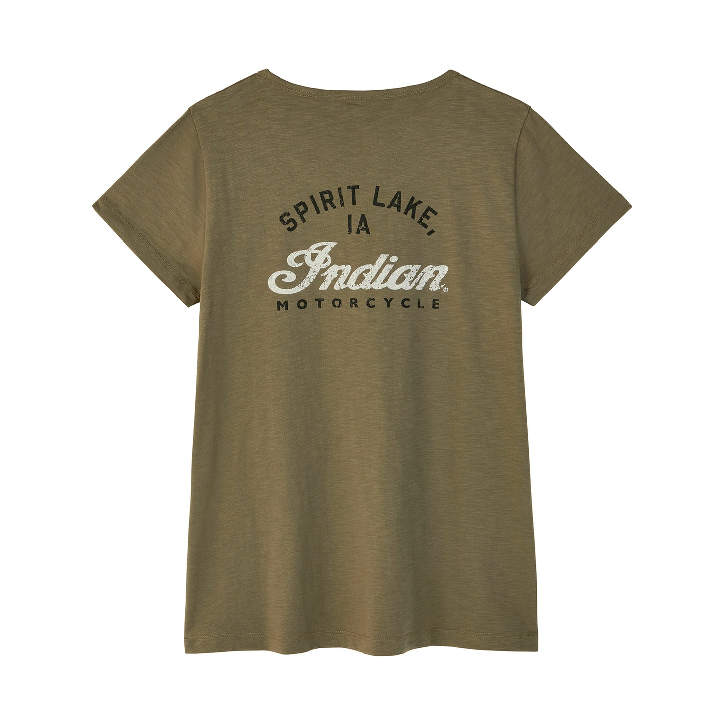Women's Spirit Lake IA Henley T-Shirt, Green