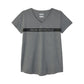 Women's Block Panel Performance T-Shirt, Gray