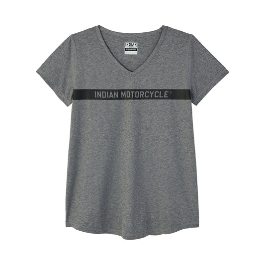 Women's Block Panel Performance T-Shirt, Gray