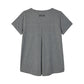 Women's Block Panel Performance T-Shirt, Gray