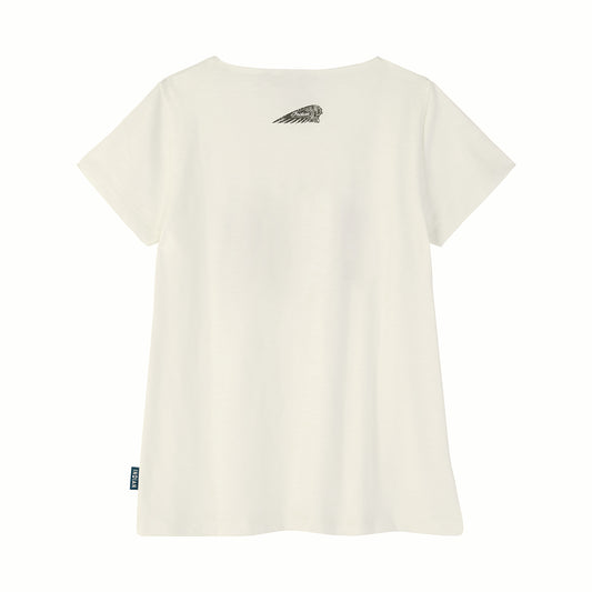 Women's EST. 1901 Block Printed T-Shirt, White