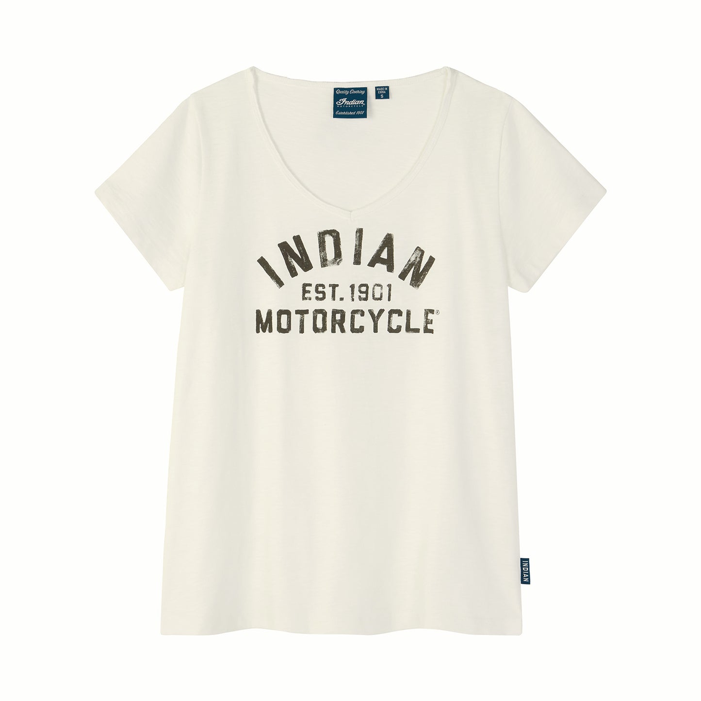 Women's EST. 1901 Block Printed T-Shirt, White