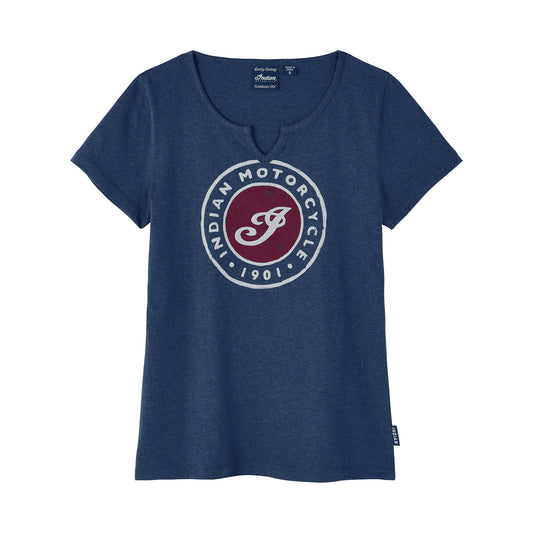 Women's I Script Watercolor T-Shirt, Blue
