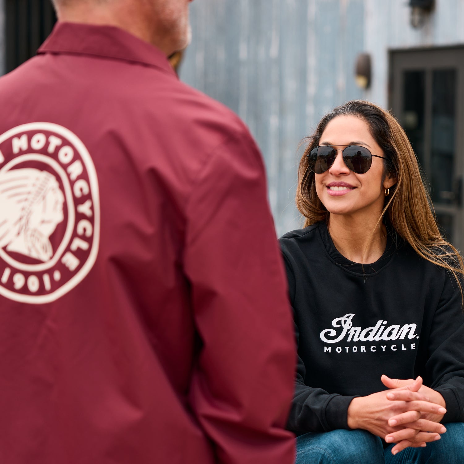 Women's Essential Script Logo Sweatshirt, Black